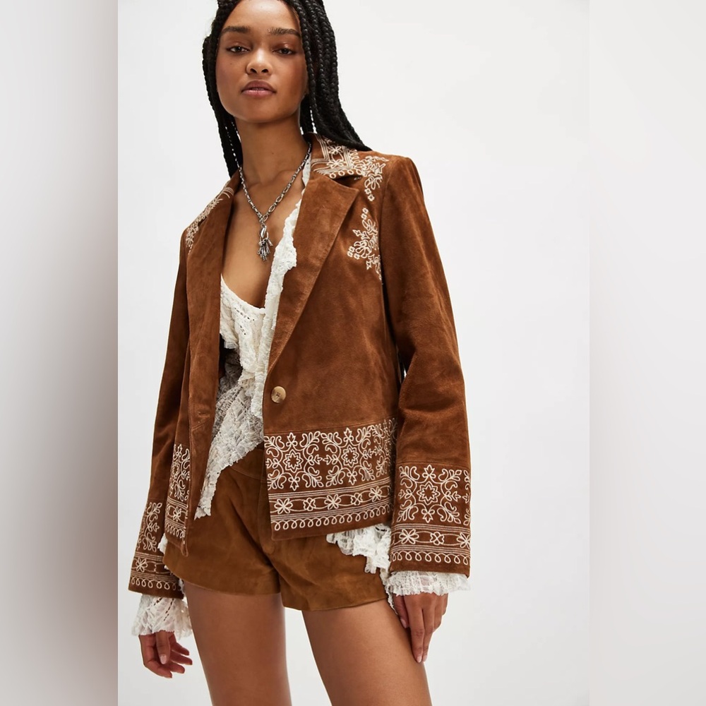Free people We The Free Janie Suede Jacket - Picture 10 of 10